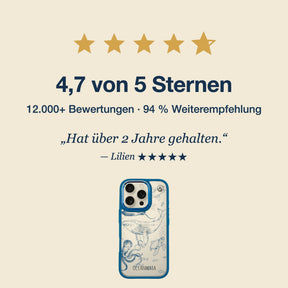 Nachhaltige Handyhülle iPhone 17 Schildi aus Ocean Plastic — Bewertungen