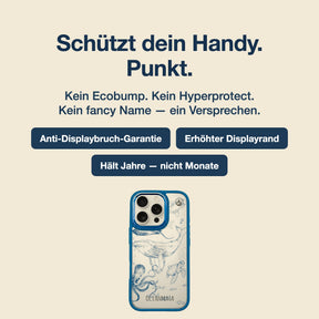 Nachhaltige Handyhülle iPhone 17 pro Dolphintwins aus Ocean Plastic — Material