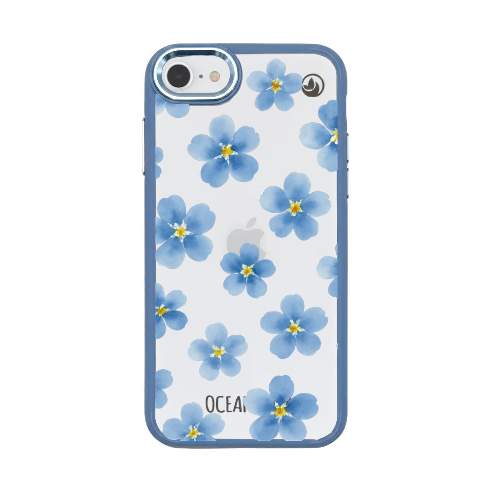 iPhone SE/7/8 hoesje - vergeet-me-nietje - duurzaam