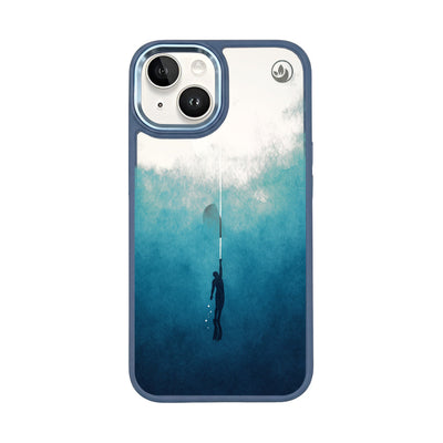 iPhone 14 Case - Freedive Blue - "Freedive" - ​​sustainable