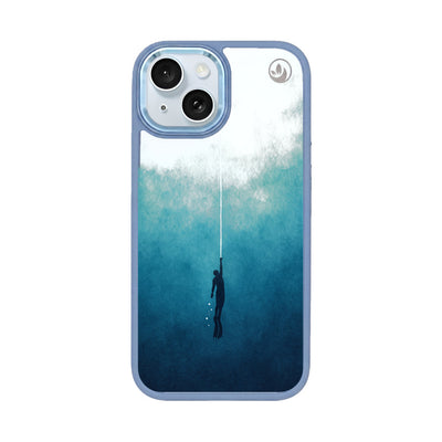 iPhone 15 Case - Freedive Blue - "Freedive" - ​​sustainable