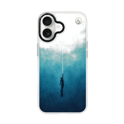 iPhone 17 Case - Freedive Blue - "Freedive" - sustainable