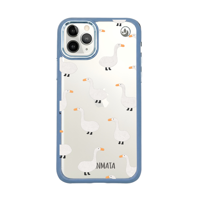 iPhone 11 Pro Case - goose blue - "Goose Fella" - sustainable