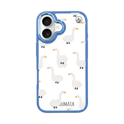 iPhone 16 Case - goose blue - "Goose Fella" - sustainable
