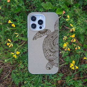 Biologisch abbaubare Handyhülle iPhone 11 pro Greenturtle — kompostierbar — Bonus