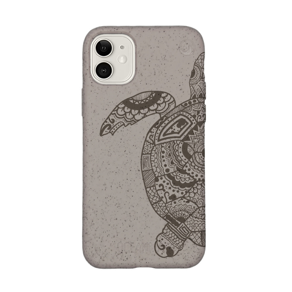 Biologisch abbaubare Handyhülle iPhone 11 Greenturtle — kompostierbar — Vorderseite
