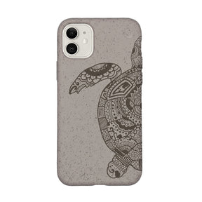 Biologisch abbaubare Handyhülle iPhone 11 Greenturtle — kompostierbar — Vorderseite