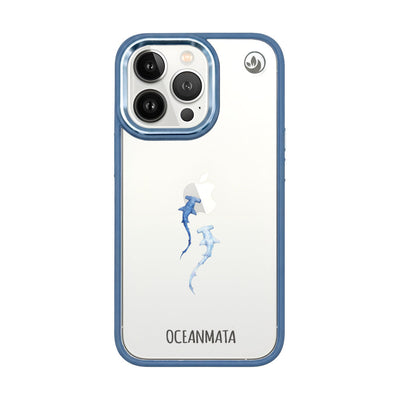 iPhone 13 pro Hülle - hai blau - "Hammerhead" - nachhaltig