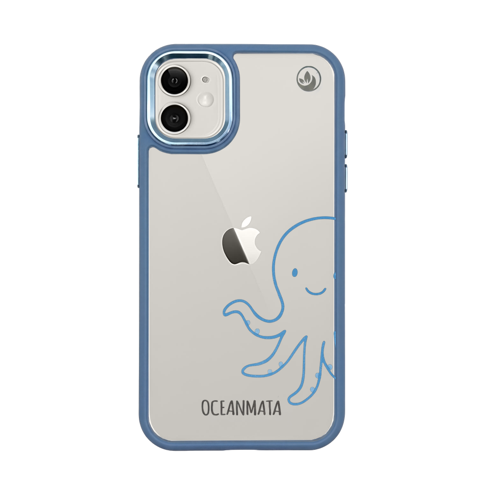 iPhone 11 Hülle - Pinguin weiß - "HappyPinguin" - nachhaltig