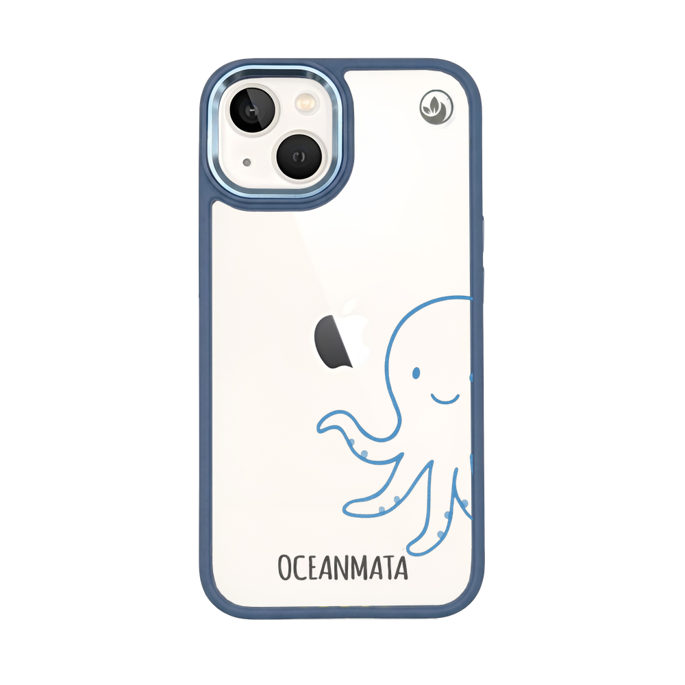 iPhone 13 Hülle - Pinguin weiß - "HappyPinguin" - nachhaltig
