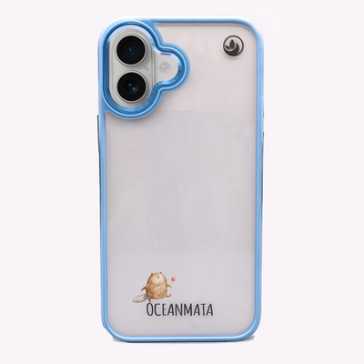 iPhone 16 Case - Beaver Blue - "BeaverBliss" - sustainable