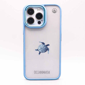 iPhone 16 pro max Hülle - Turtle blau - "Shellie" - nachhaltig