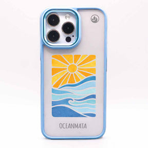iPhone 15 pro Hülle - Meer blau - "Sun&Sea" - nachhaltig