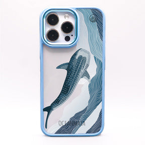 iPhone 14 pro max Hülle - Walhai blau - "DeepWater" - nachhaltig