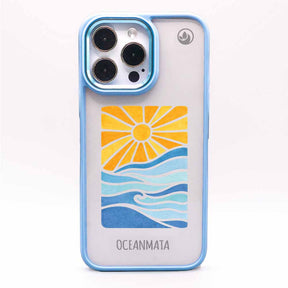 iPhone 15 pro max Hülle - Meer blau - "Sun&Sea" - nachhaltig