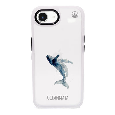 iPhone 16e Case - Whale Blue - "Joy" - sustainable
