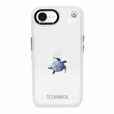 iPhone 16e Hülle - Turtle blau - "Shellie" - nachhaltig