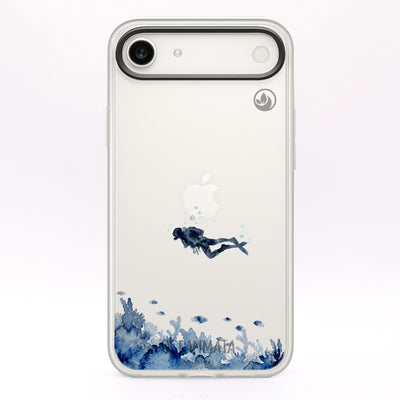 iPhone 17 Air Case - Diver Blue - "DeepDive" - sustainable