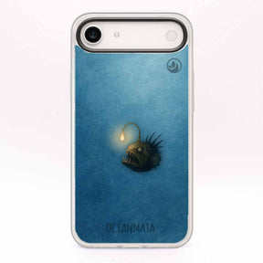 iPhone 17 Air Hülle - Anglerfisch blau - "Sour" - nachhaltig