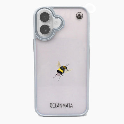 iPhone 17 Hülle - Hummel blau - "Bumblebee" - nachhaltig