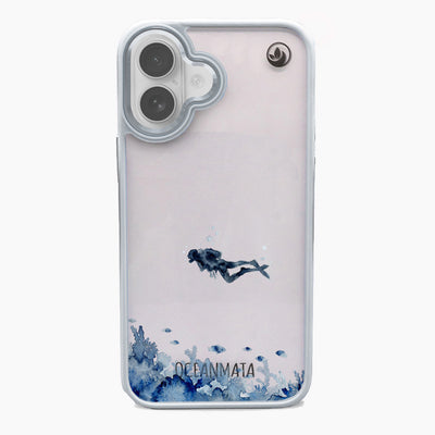 iPhone 17 Case - Diver Blue - "DeepDive" - sustainable
