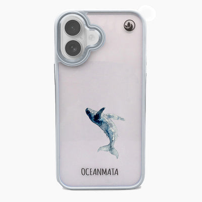 iPhone 17 Case - Whale Blue - "Joy" - sustainable