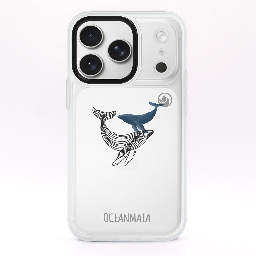 iPhone 17 pro Hülle - Wal blau - "BlueWhale" - nachhaltig