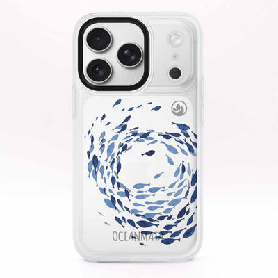 iPhone 17 pro Hülle - Schwarm blau - "Swarmin" - nachhaltig