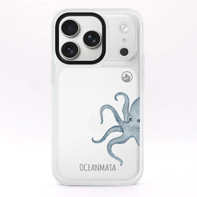 iPhone 17 pro Hülle - Oktopus blau - "TentacleTheory" - nachhaltig