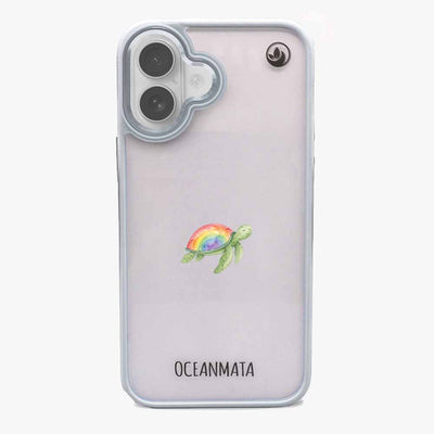 iPhone 17 Case - Turtle Blue - "Queertle" - Sustainable