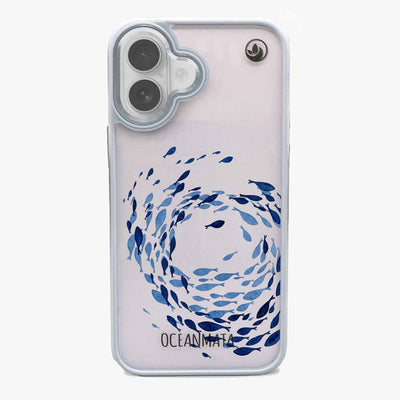 iPhone 17 Case - Swarm Blue - "Swarmin" - sustainable
