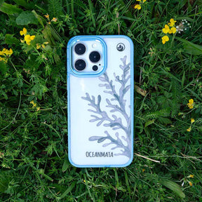 iPhone 15 pro max Hülle - Coral blau - "CoralBlue" - nachhaltig
