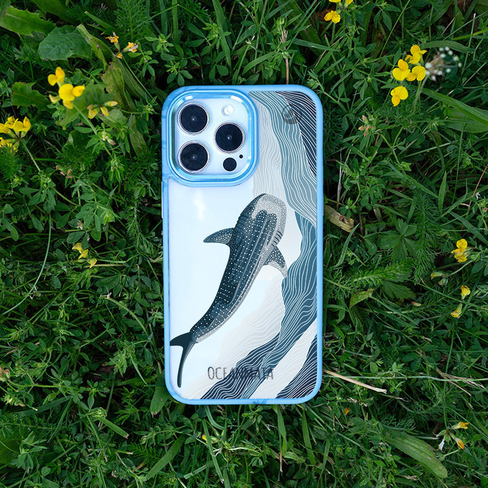 iPhone 17 Air Hülle - Walhai blau - "DeepWater" - nachhaltig