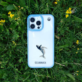 iPhone 11 Hülle - Wal blau - "Joy" - nachhaltig