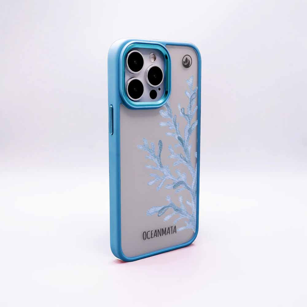 iPhone 17 Air Hülle - Coral blau - "CoralBlue" - nachhaltig