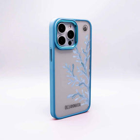iPhone 15 pro max Hülle - Coral blau - "CoralBlue" - nachhaltig