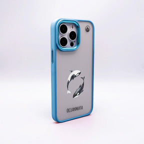 iPhone 15 Hülle - Orca blau - "OrcaFlow" - nachhaltig