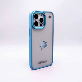 iPhone 13 Hülle - Turtle blau - "Shellie" - nachhaltig