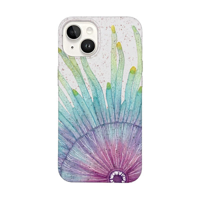iPhone 14 Case - white - "jellybutton" - sustainable