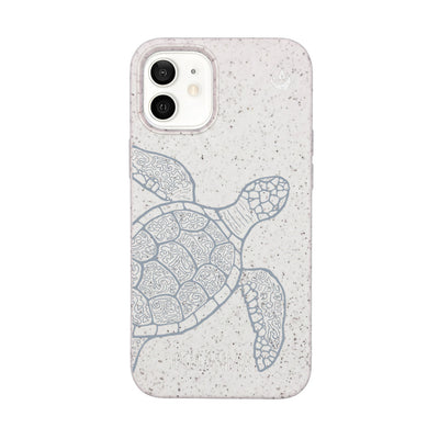 iPhone 12 mini Hülle - Schildkröte bunt - "Kura-Kura" - nachhaltig