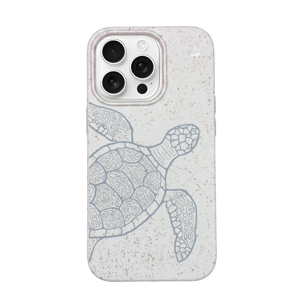 iPhone 16 pro Hülle - Schildkröte bunt - "Kura-Kura" - nachhaltig