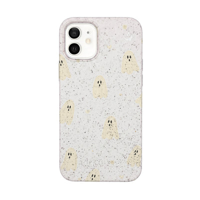 iPhone 12 mini Hülle - Geist weiß - "LittleGhost" - nachhaltig