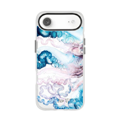 iPhone 17 Air Case - Jellyfish blue - "Men o' War" - sustainable