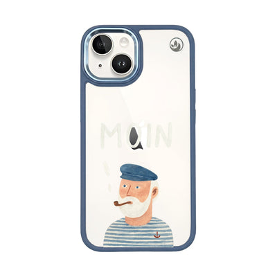 iPhone 14 Case - "Moin blau" - "East Frisian" - sustainable