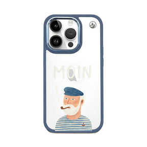 iPhone 14 pro Hülle - Moin blau - "Ostfriese" - nachhaltig