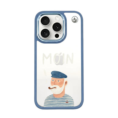 iPhone 15 Pro Max Case - Moin Blue - "Ostfriese" - sustainable
