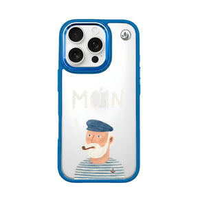 iPhone 16 pro Hülle - Moin blau - "Ostfriese" - nachhaltig