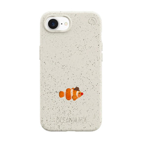 Biologisch abbaubare Handyhülle iPhone 16e Mrclownfish — kompostierbar — Vorderseite