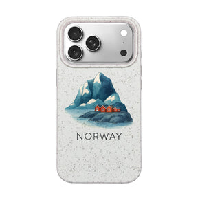 Biologisch abbaubare Handyhülle iPhone 18 Pro / 17 Pro Norway — kompostierbar — Vorderseite