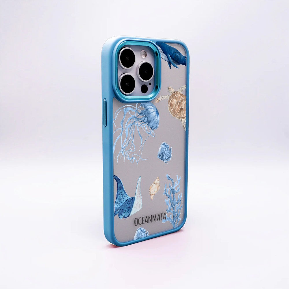 Nachhaltige Handyhülle iPhone 15 pro Turtleandfriends — Rückseite